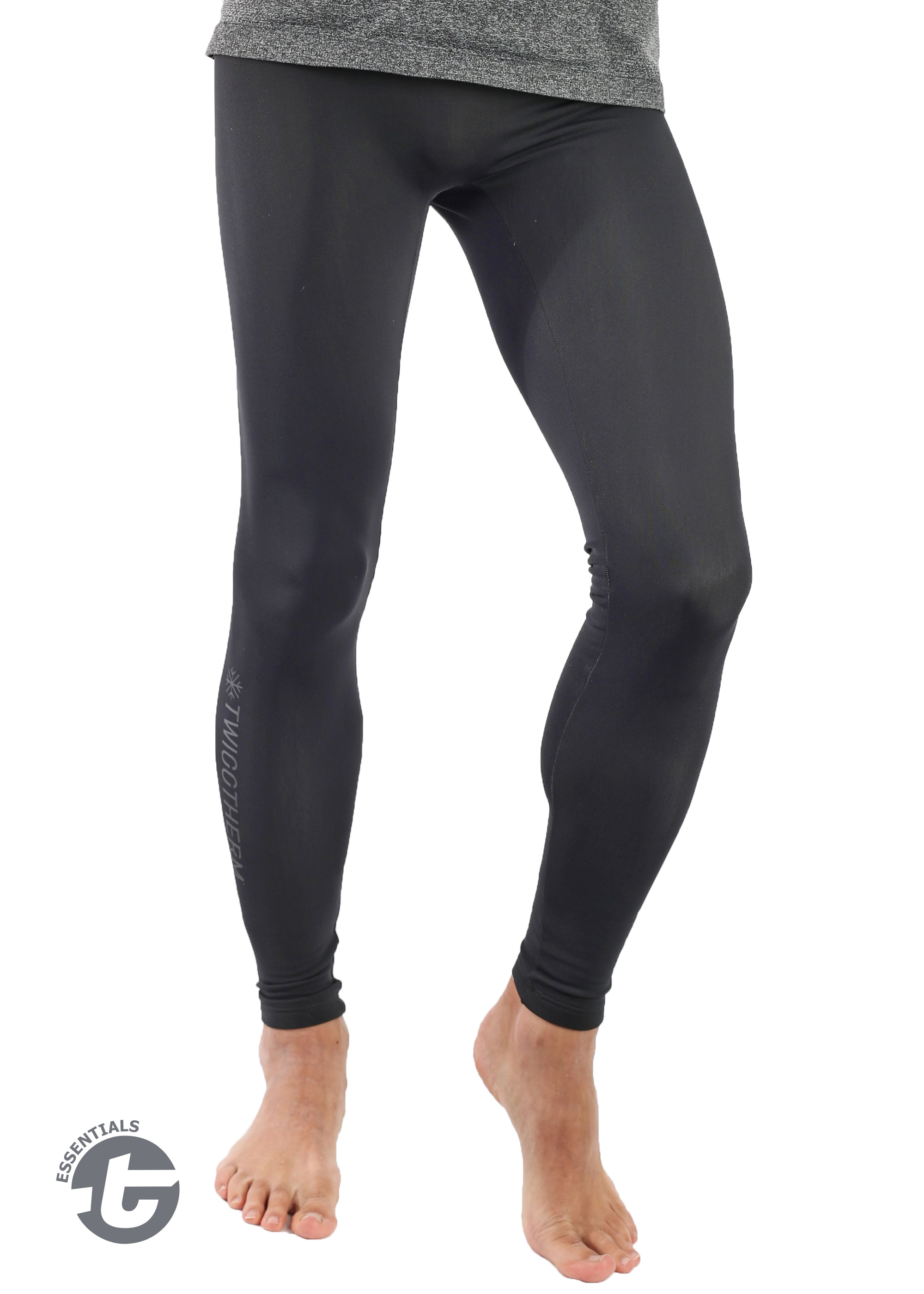 Herren Winter lange Sportunterhose
