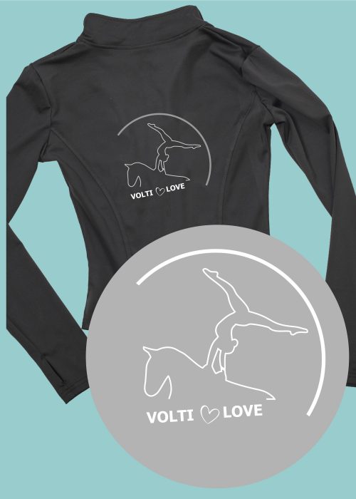 Jacke Volti slimfit elastisch – Rückansicht