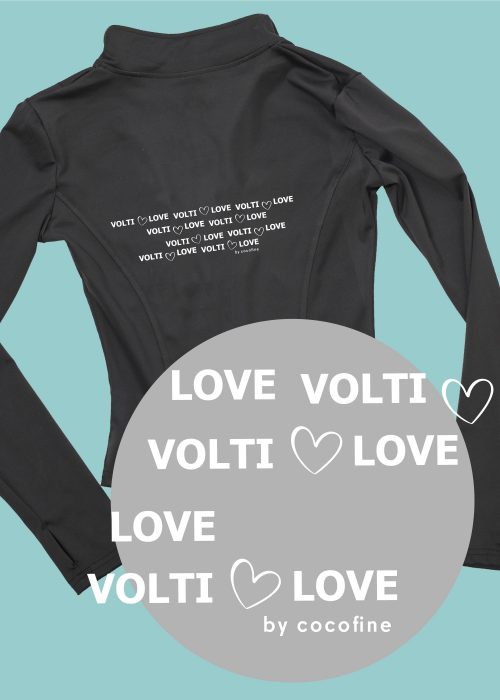 Jacke Volti slimfit elastisch – Rückansicht